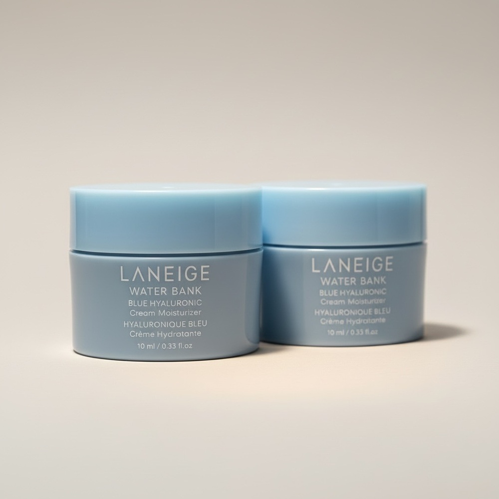 LANEIGE Water Bank Blue Hyaluronic Cream Moisturizer MINI 10ml Travel Size - Picture 6 of 7